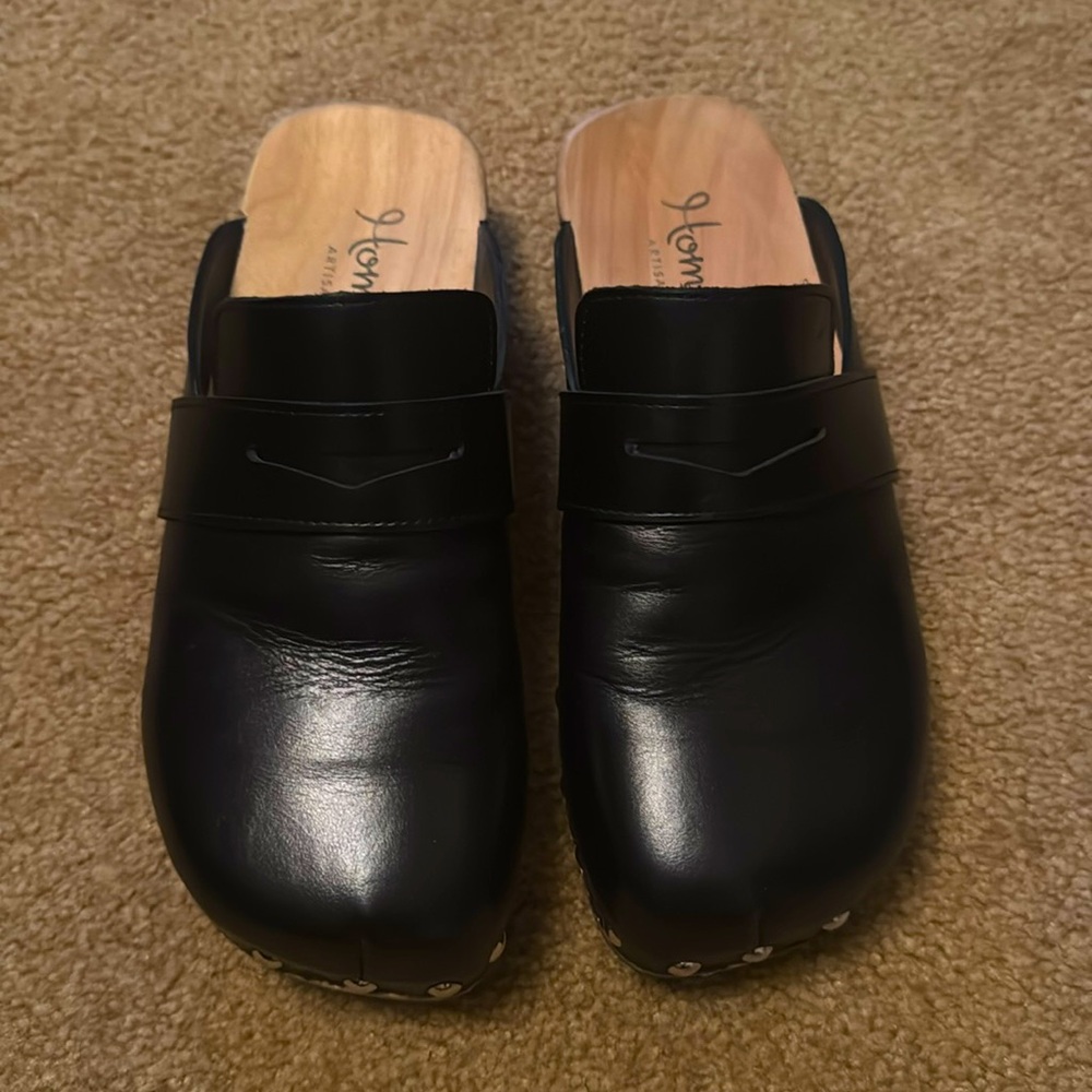 Homers Leather Clogs